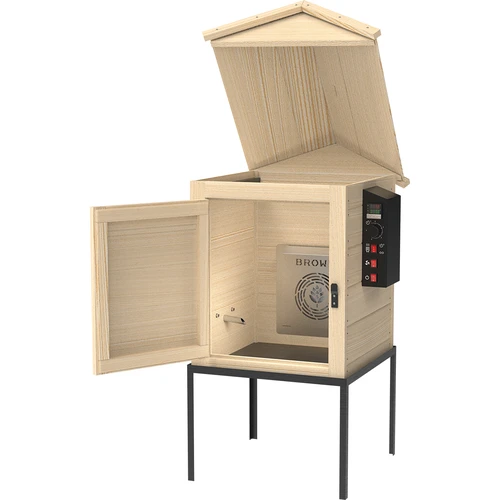 Rūkykla 115 l dragON Wood 60E, medinė, su elektriniu kaitinimo moduliu ir valdikliu - 5