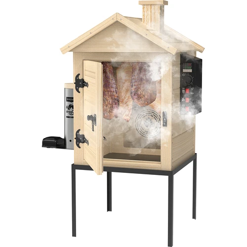 Rūkykla 115 l dragON Wood 60E, medinė, su elektriniu kaitinimo moduliu ir valdikliu - 6