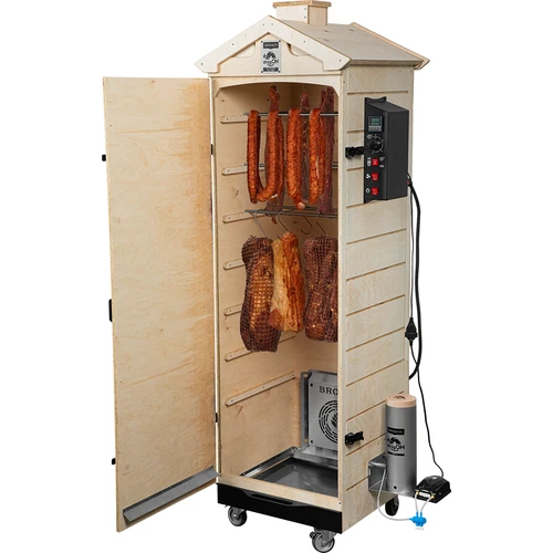 Rūkykla dragON PLYWOOD NATURE – berėmė, modulinė, su skaitmeniniu valdikliu, 320 l - 4
