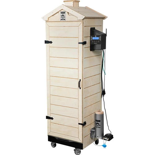 Rūkykla dragON PLYWOOD NATURE – berėmė, modulinė, su Wi‑Fi valdikliu, 320 l - 2