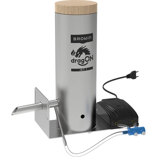 Rūkykla su Wi‑Fi, 200 L – dragON WOOD 100IQ su elektriniu šildymo moduliu ir valdikliu, malkomis kūrenama - 13