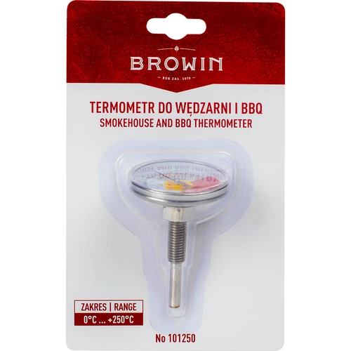 Rūkyklos ir BBQ termometras (0 °C iki +250 °C) 6,0 cm - 6