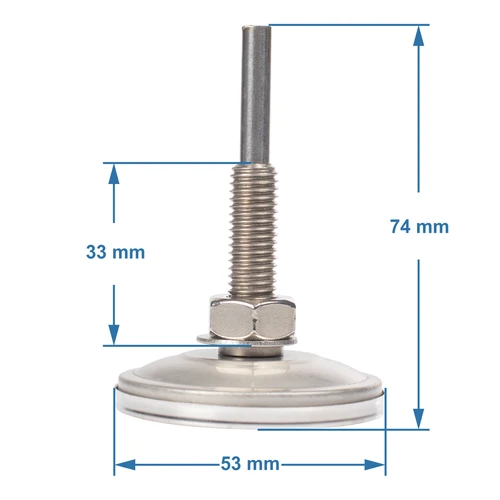 Rūkyklos ir BBQ termometras (0 °C iki +250 °C) 6,0 cm - 5