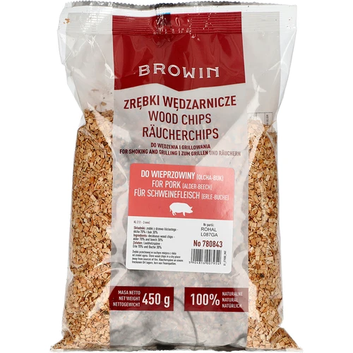 Skiedros rūkymui/grilinimui 70% alksnis + 30% bukas, 450 g, 2 kl.