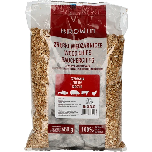 Rūkymo medžio drožlės (100 % vyšnia), 2 klasė - 450 g x5 - 2
