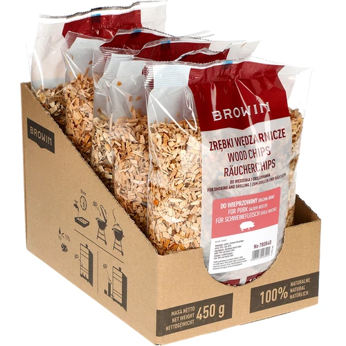 Rūkymo/griliui drožlės, 70% alksnis + 30% bukas, 450 g, kl. 8 - 2