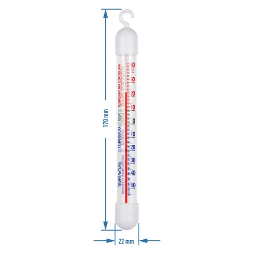 Šaldytuvų ir šaldiklių termometras (nuo -50°C iki +40°C) 17 cm - 2