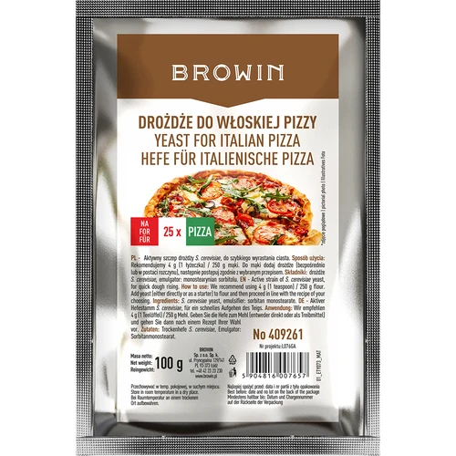 Sausos mielės itališkai picai - 100 g