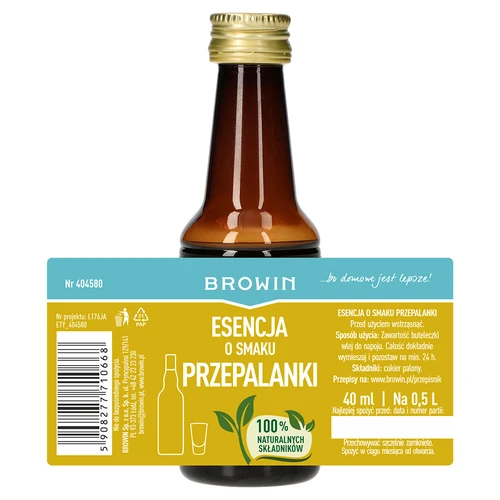Skonio esencija – deginto cukraus trauktinei (przepalankai) 0,5 l – 40 ml - 5