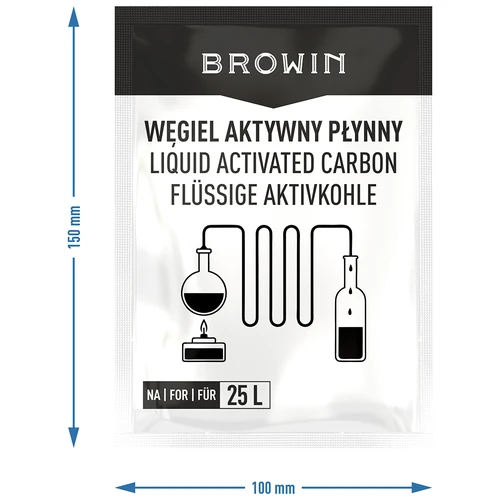 Skysta aktyvuota anglis, skirta 25 l, 140 g - 3