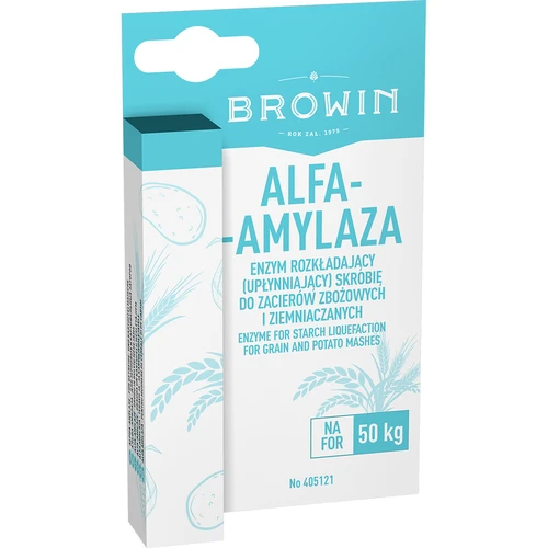 Skysta alfa-amilazė