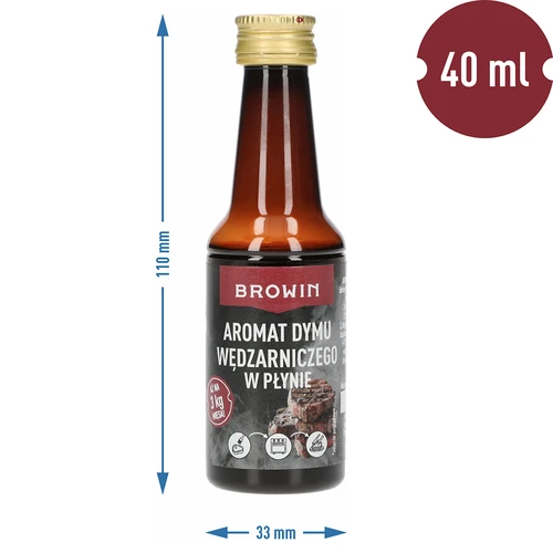 Skysti dūmai – rūkymo dūmo aromatas, 40 ml, iki 3 kg mėsos - 3