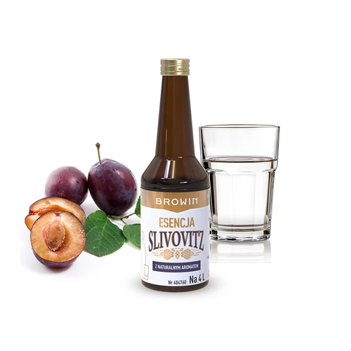 Slyvų degtinės skonio esencija, skirta 4 l, 40 ml - 3