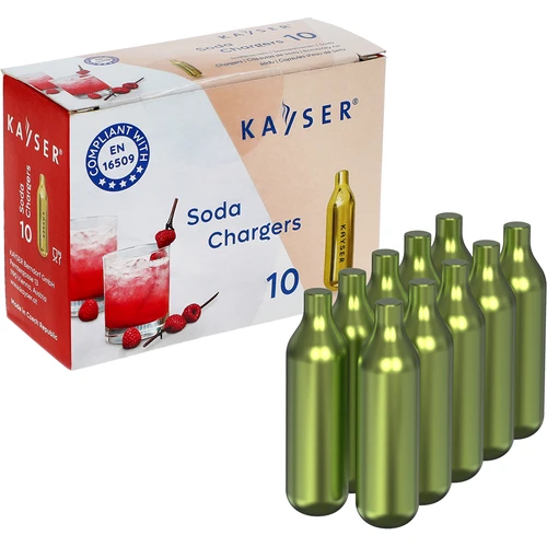SodaJoy gazavimo aparato balionėliai, Kayser 10 vnt.