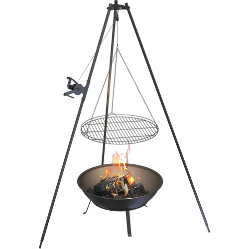 Sodo ugnies dubuo su grotelėmis, Ø55 cm, apvalus - 7
