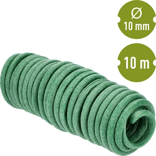 Sodo viela su porolono apvalkalu, žalia, 10 m, Ø 10 mm - 2