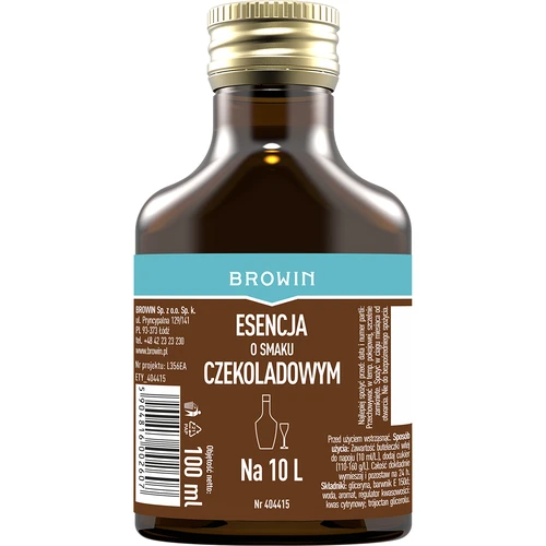 Šokoladinio skonio esencija 100 ml, skirta 10 L