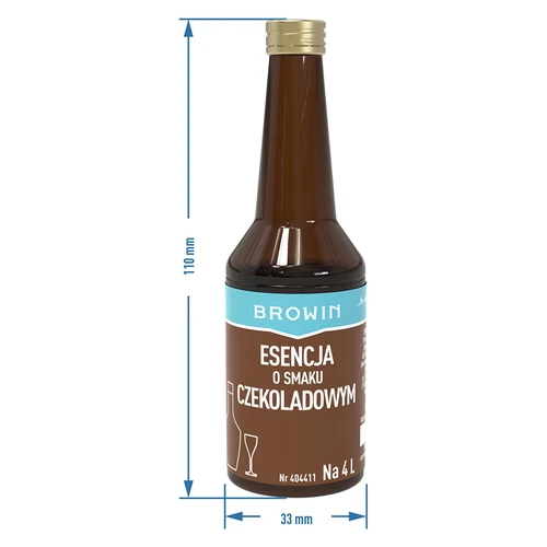 Šokolado skonio esencija alkoholiui, skirta 4 l – 40 ml - 8