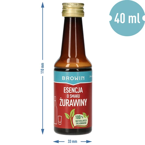 Spanguolių skonio esencija iki 4 L – 40 ml - 8