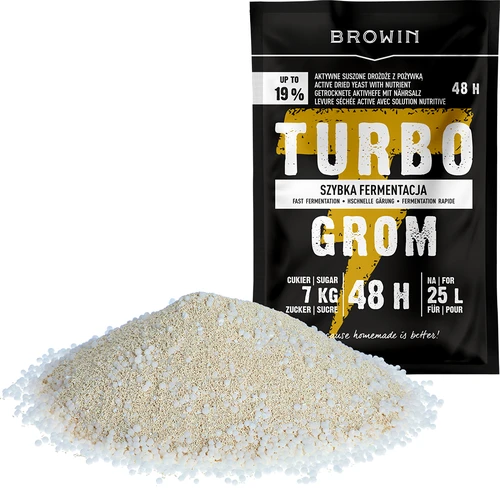 Spiritinės mielės Turbo Grom 48h - 3
