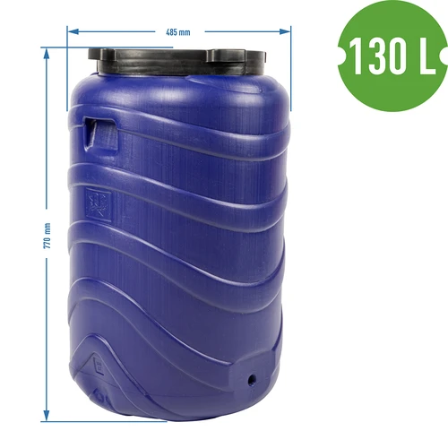 Statinė rauginiams 130 l mėlyna - 9