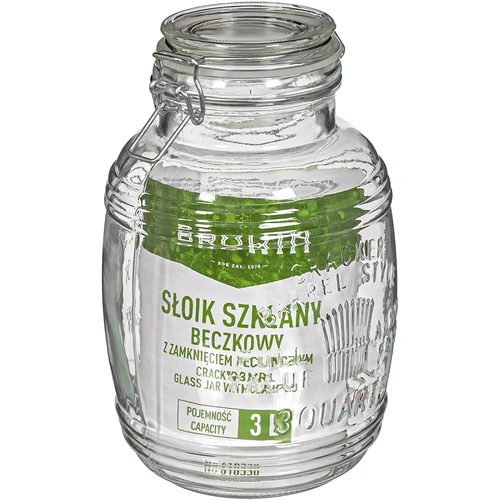 Statinės formos stiklainis "OLD" 3 l su mechaniniu užsegimu. - 3