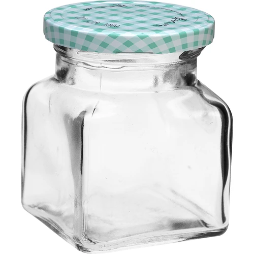Stiklainis TO 120 ml Keturi kampai fi 53 užsukamas dangtelis – 6 vnt. - 2