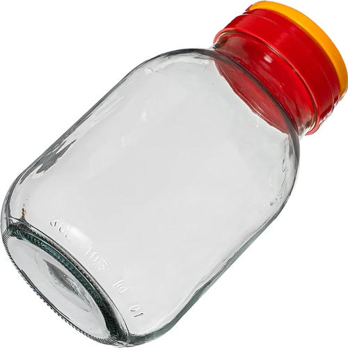 Stiklainis TO 3 L su plastikiniu užsukamu dangteliu + žnyplės fi 100 - 4