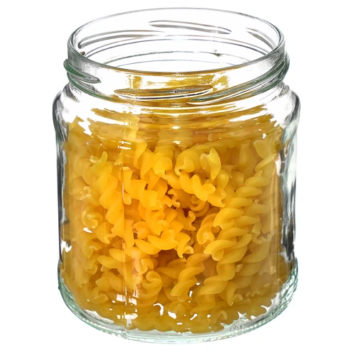 Stiklainis TO 500 ml su auksinės spalvos užsukamu dangteliu fi82/6 – 6 vnt. - 5