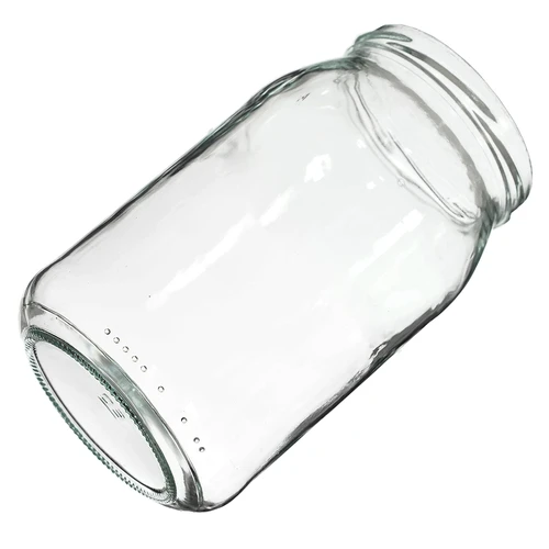 Stiklainis TO 900 ml su auksiniu užsukamu dangteliu fi 82/6 - 6 vnt. - 6
