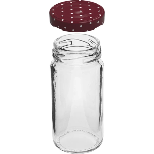Stiklainis TO 90ml su spalv. dangt. fi43; 6vnt. - 4