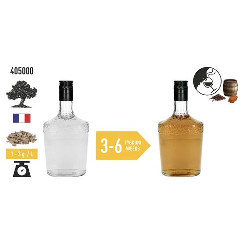 Stipriai skrudintos ąžuolo drožlės, 20 g - 6
