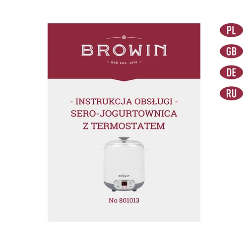 Sūrio ir jogurto gaminimo aparatas su termostatu 1,5 L - 8