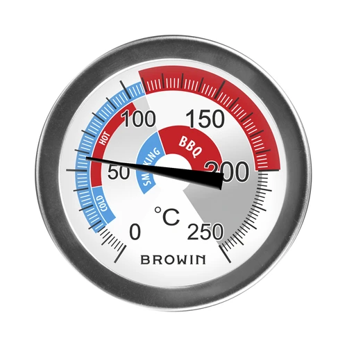 Termometras rūkyklai ir BBQ (0°C iki +250°C) 5,7 cm - 2
