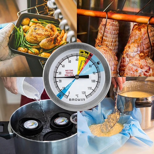 Termometras šinkovarui 0,8 kg (nuo 0 °C iki +120 °C) 9,0cm - 6