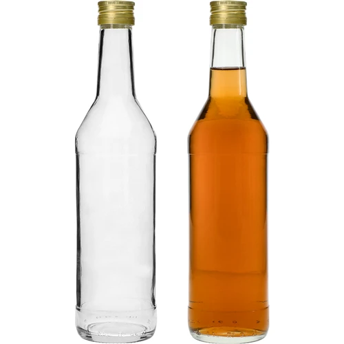 Tiesus 500 ml butelis degtinei su užsukamais kamšteliais – 8 vnt. - 6