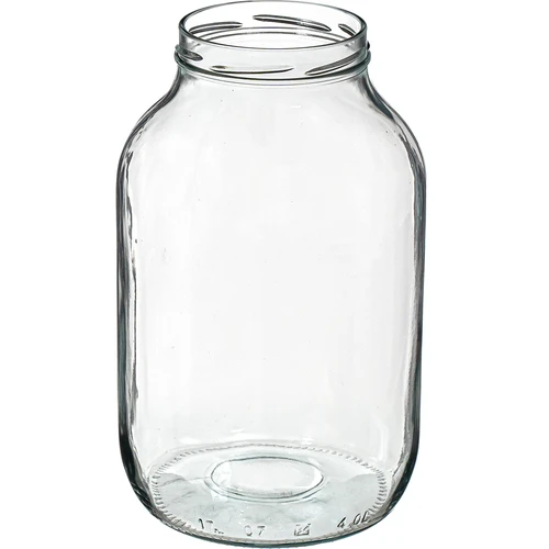 TO 4 l stiklainis su plastikiniu dangteliu + žnyplės fi 100 - 2