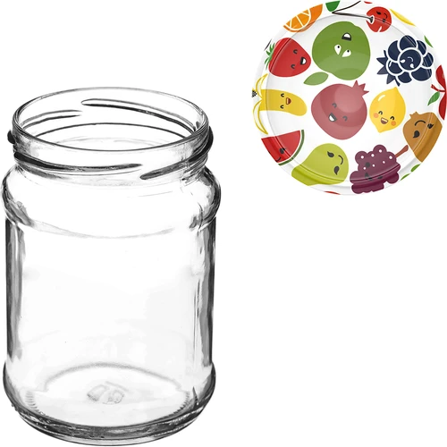 TO stiklainis Ćwiartka 250 ml su dangteliu fi 66 - 6 vnt. - 9