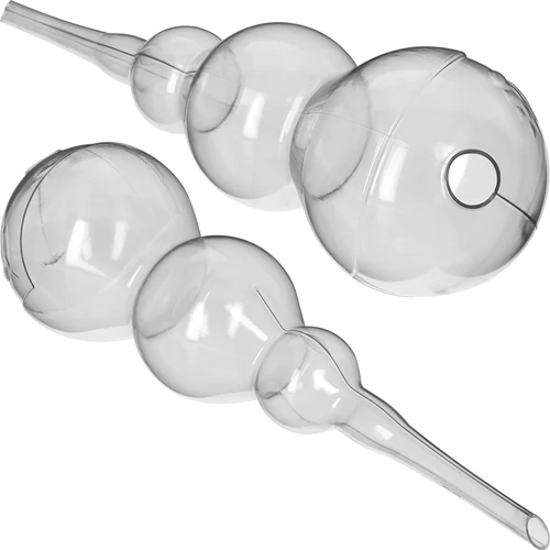 Trigubas (trijų kamerų) laistymo burbulas, skaidrus, bespalvis, 600 ml - 2