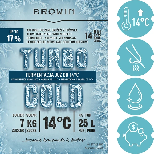 Turbo Cold mielės 120 g - 5