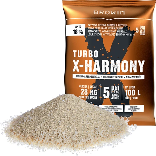 Turbo mielės X-Harmony 18 %, 100 l, 360 g - 3