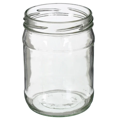 Twist-off 500 ml stiklainis su spalvotu dangteliu fi82/6 - 6 vnt. - 3