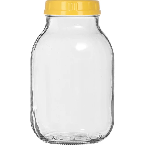 Twist-off stiklainis 3 l ir plastikinis dangtelis fi 100, su rankena - 3