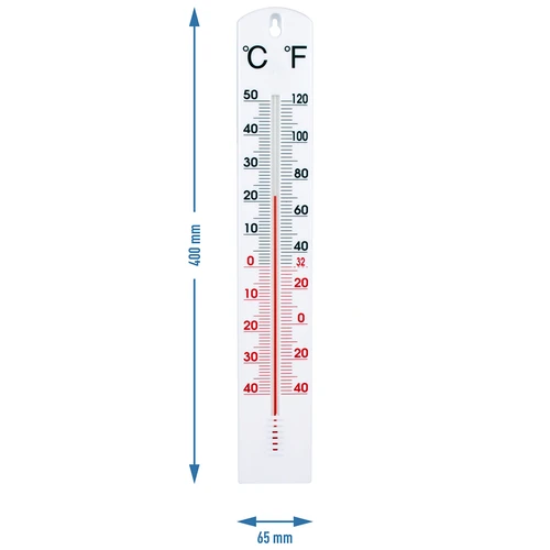 Universalus baltas termometras (nuo -40°C iki +50°C) 40 cm - 2