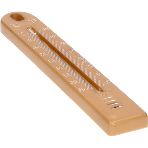 Universalus termometras (-30 iki +50°C), 17 cm, šviesiai rudas - 3