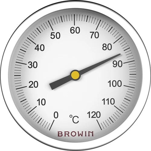 Universalus termometras (nuo 0 °C iki +120 °C) 5 cm - 2