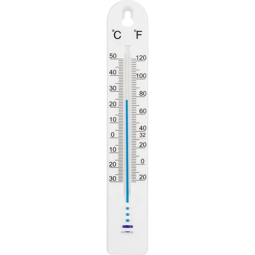 Universalus termometras (nuo -30 iki +50 °C), 17 cm, baltas