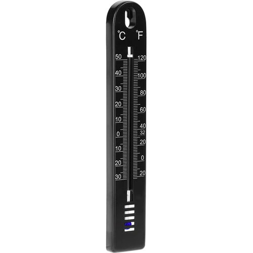 Universalus termometras (nuo -30 iki +50 °C), 17 cm, juodas - 2