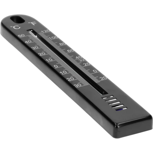 Universalus termometras (nuo -30 iki +50 °C), 17 cm, juodas - 3
