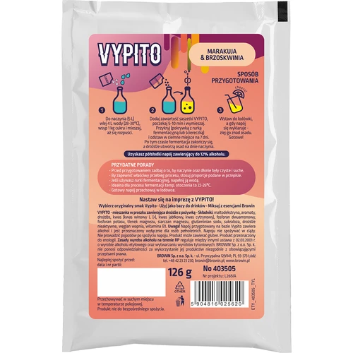 Vakarėlių rinkinys - Vypito Marakuja ir persikas - 5